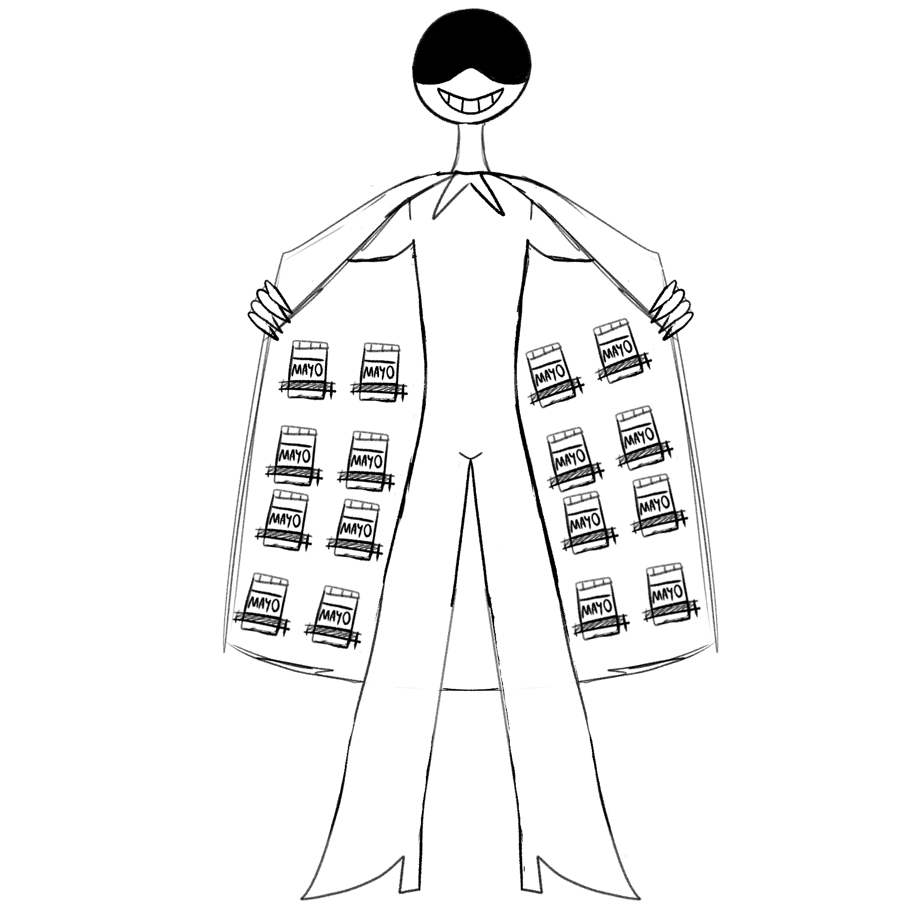 Hand-drawn mazik character